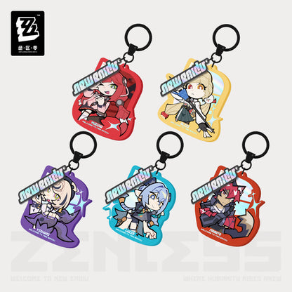 Zenless Zone Zero - New Eridu Series Chibi Acrylic Keychain: Spook Shack