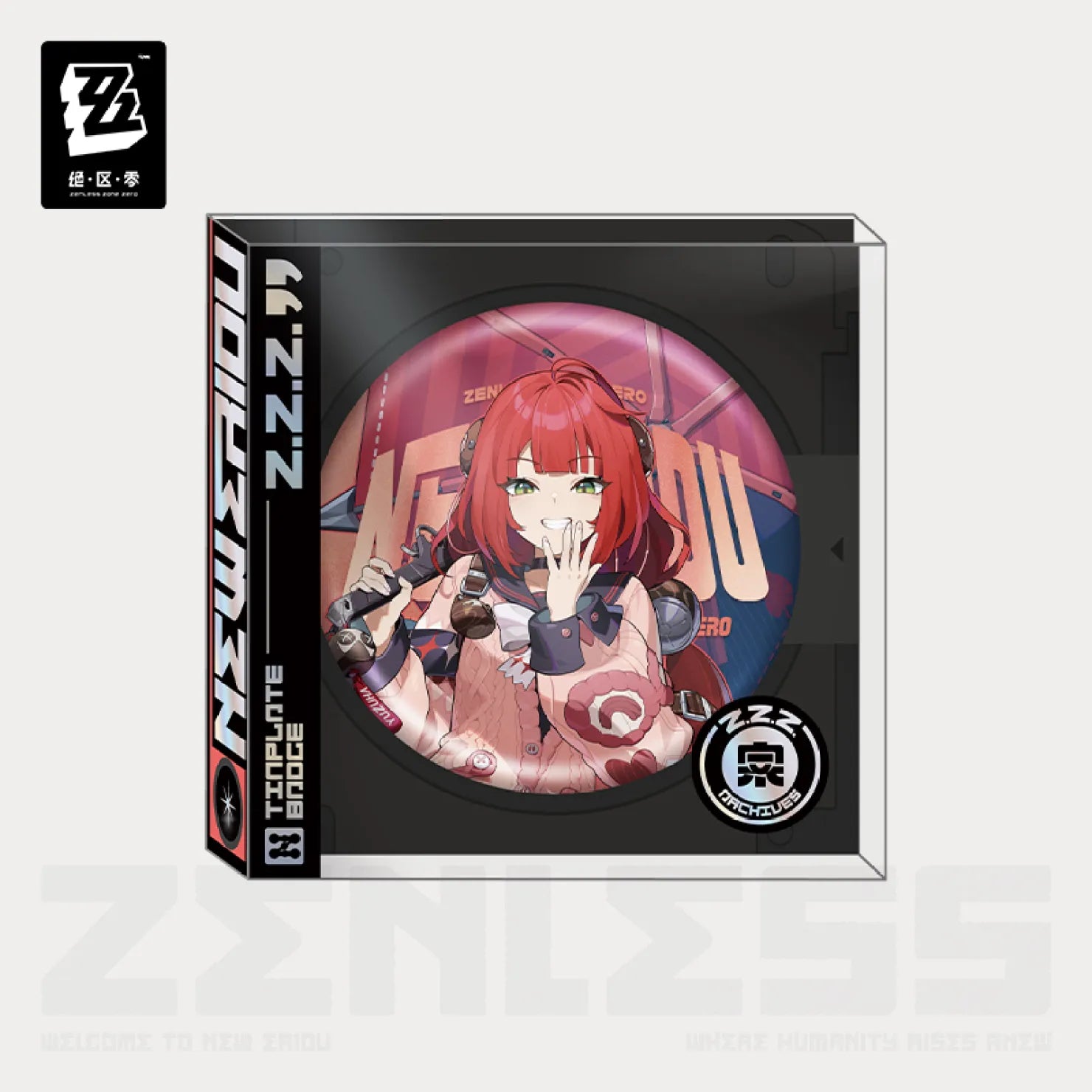 【Pre-Order】Zenless Zone Zero - Standing Design Series Tinplate Badge: Spook Shack