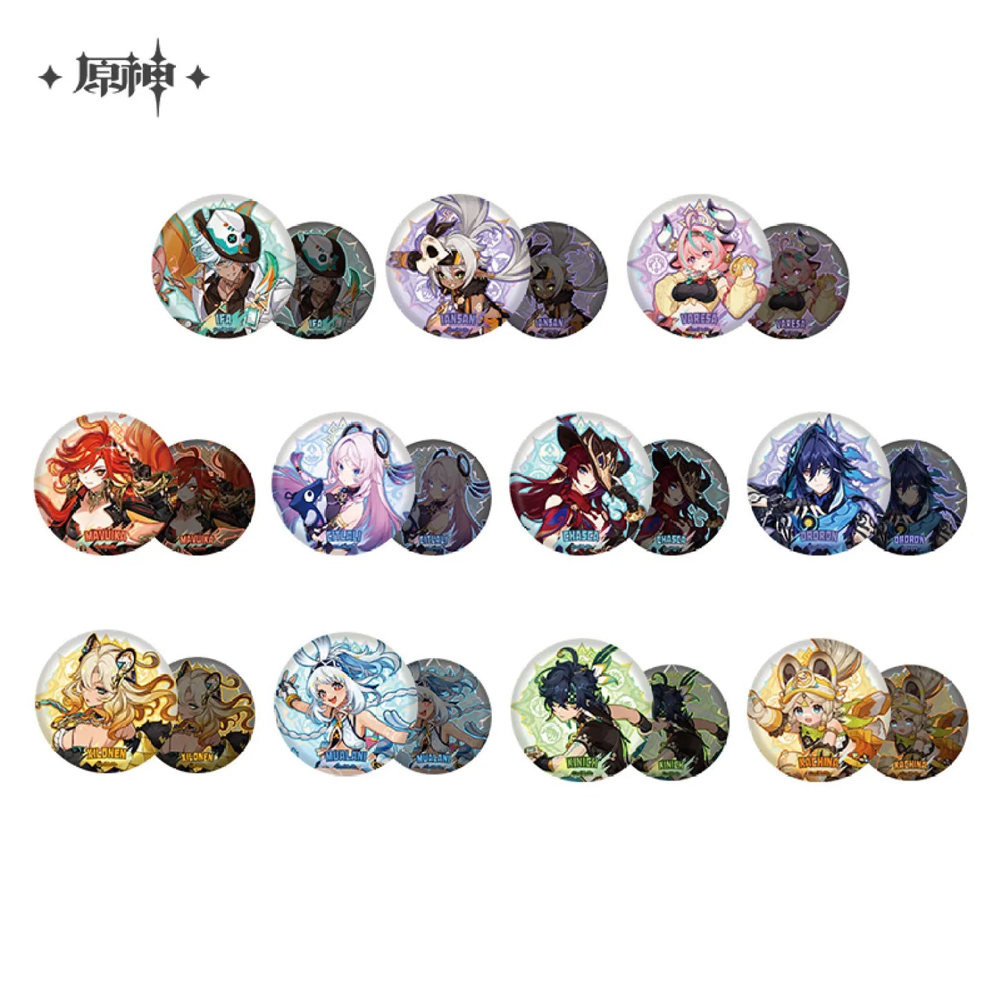 【Pre-Order】Genshin Impact - Natlan Character Badge