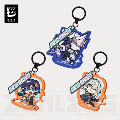 Zenless Zone Zero - New Eridu Series Chibi Acrylic Keychain: Random Play/Phaethon