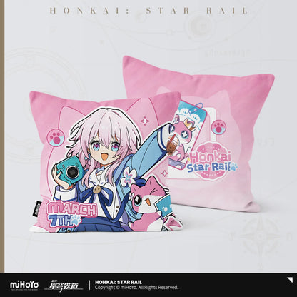 Honkai: Star Rail - Little Cat Series Collection Card Square pillow