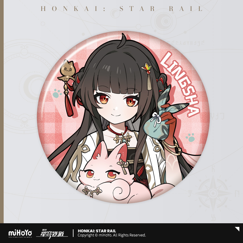 Honkai: Star Rail - Little Cat Series Tinplate Badge