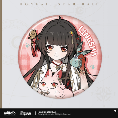 Honkai: Star Rail - Little Cat Series Tinplate Badge