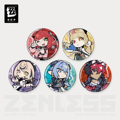 Zenless Zone Zero - New Eridu Series Chibi Tinplate Badge: Spook Shack