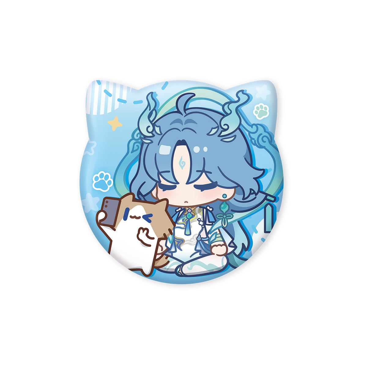 【Pre-Order】Wuthering Waves × YUE XIN MEOW - Daily Resonance Themed Tin Badge