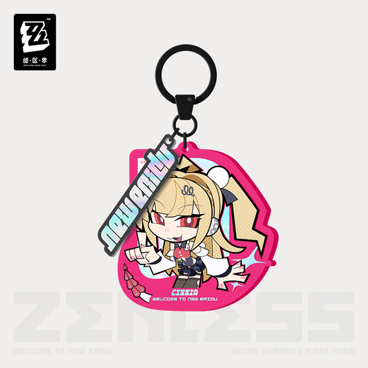 【Pre-Order】Zenless Zone Zero - New Eridu Series Chibi Acrylic Kaychain: Metropolitan Order Division