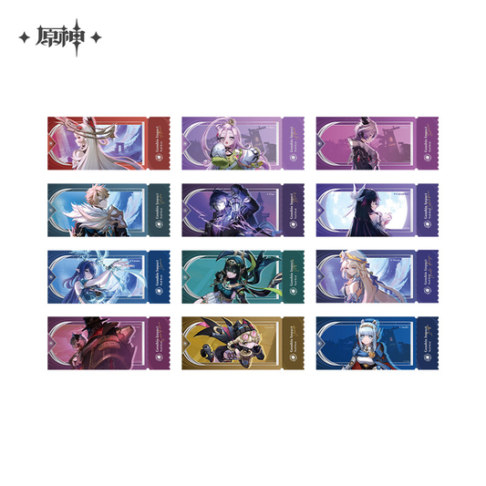 【Pre-order】Genshin Impact - Song of the Welkin Moon Theme Series Laser Ticket Blind Box