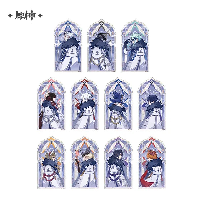 Genshin Impact – Frost and Flame Series Translucent Acrylic Standee Blind Box