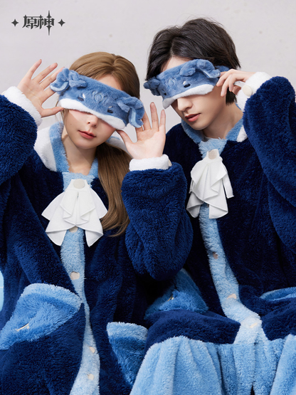 【Pre-Order】Genshin Impact - Neuvillette Impression Home Loungewear Robe Set (with Eye Mask)