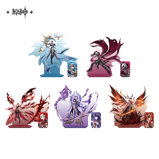 【Pre-Order】Genshin Impact – Apex of Battle Series Badge and Standee