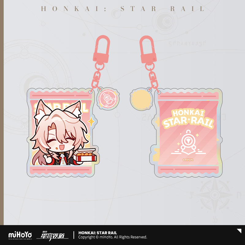 【Pre-Order】Honkai: Star Rail -  Delicious Enjoyment Series Chibi  Emoticons Acrylic Keychian-
