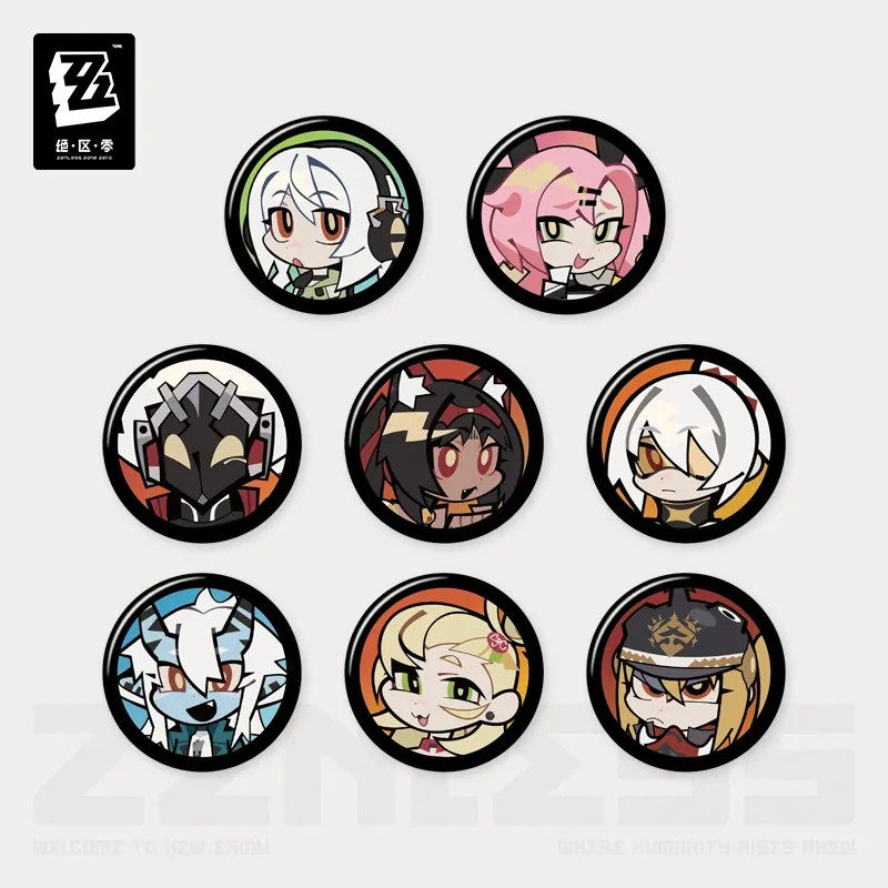 【Pre-Order】Zenless Zone Zero - Perfect Fit Series Agent Avatar Mini Badge Blindbox Vol.1