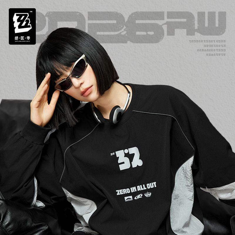 【Pre-Order】Zenless Zero Zone - 3Z STUDIO 2026AW Series Color-Blocked Quick-Dry Pullover Sports Top