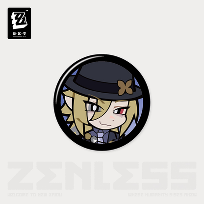 【Pre-Order】Zenless Zone Zero - Affinity Series Agent Avatar Mini Badge Blind Box Vol.5