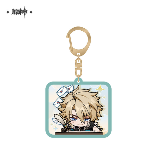 【Pre-order】Genshin Impact - Chibi Emoji Series Mondstadt Acrylic Keychain