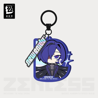 Zenless Zone Zero - New Eridu Series Chibi Acrylic Keychain: Krampus Compliance Authority
