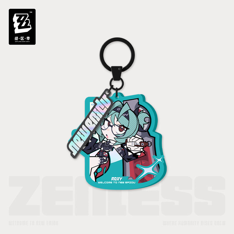 【Pre-Order】Zenless Zone Zero - New Eridu Series Chibi Acrylic Keychain: Flint Workshop