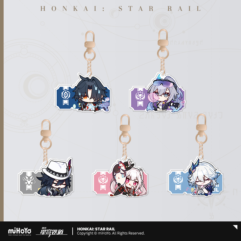 【Pre-Order】Honkai: Star Rail - Pom-Pom Gallery Acrylic Keychain