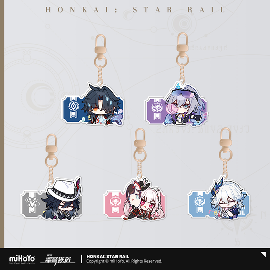 【Pre-Order】Honkai: Star Rail - Pom-Pom Gallery Acrylic Keychain