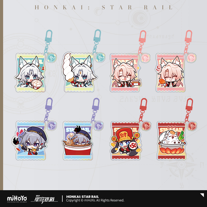 【Pre-Order】Honkai: Star Rail -  Delicious Enjoyment Series Chibi  Emoticons Acrylic Keychian-