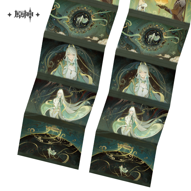 【Pre-Order】Genshin Impact - The Moon Amidst Wandering Clouds Series Liyue Theme Mini Book Fridge Magnet
