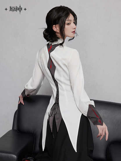 【Pre-order】Genshin Impact - Arlecchino Impression Series Belted Waist Shirt