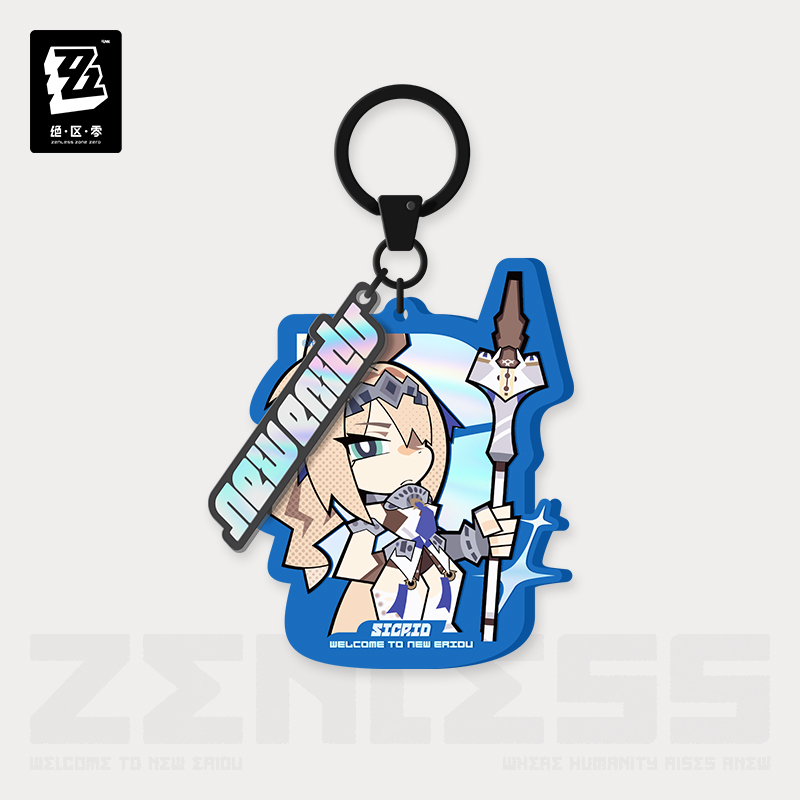 【Pre-Order】Zenless Zone Zero - New Eridu Series Chibi Acrylic Keychain: A.P.D.