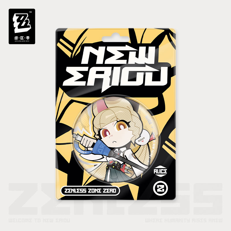 【Pre-order】Zenless Zone Zero - New Eridu Series Chibi Tinplate Badge: Spook Shack