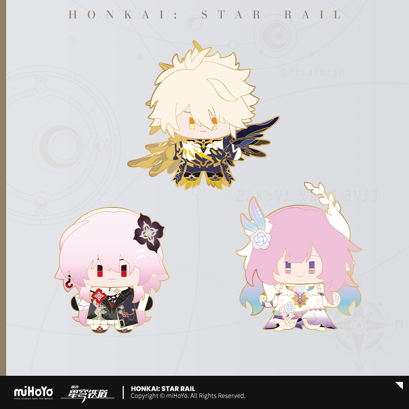 【Pre-Order】Honkai: Star Rail - Chibi Plushie Series Metal Badge