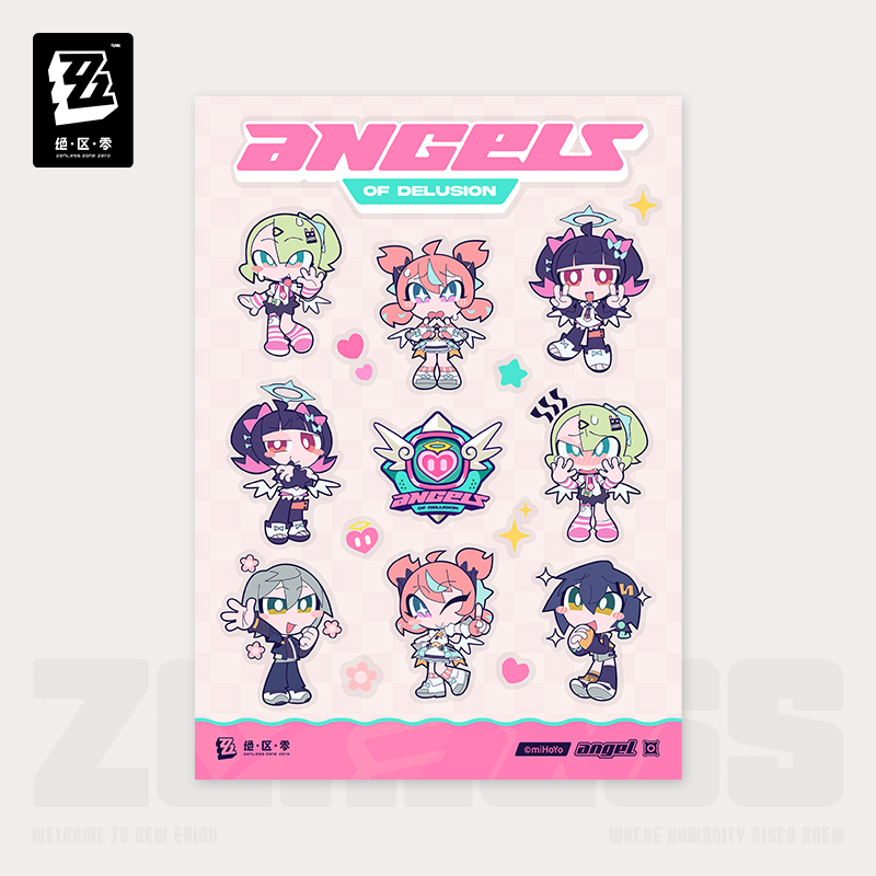 【Pre-Order】Zenless Zone Zero - PINK Sweetheart Strike Series Chibi Stickers