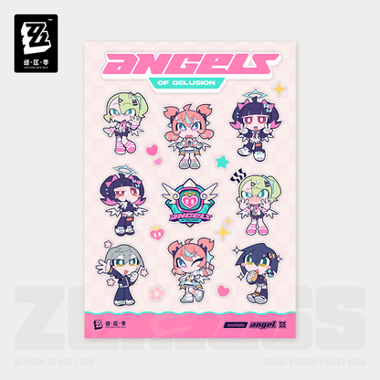 【Pre-Order】Zenless Zone Zero - PINK Sweetheart Strike Series Chibi Stickers