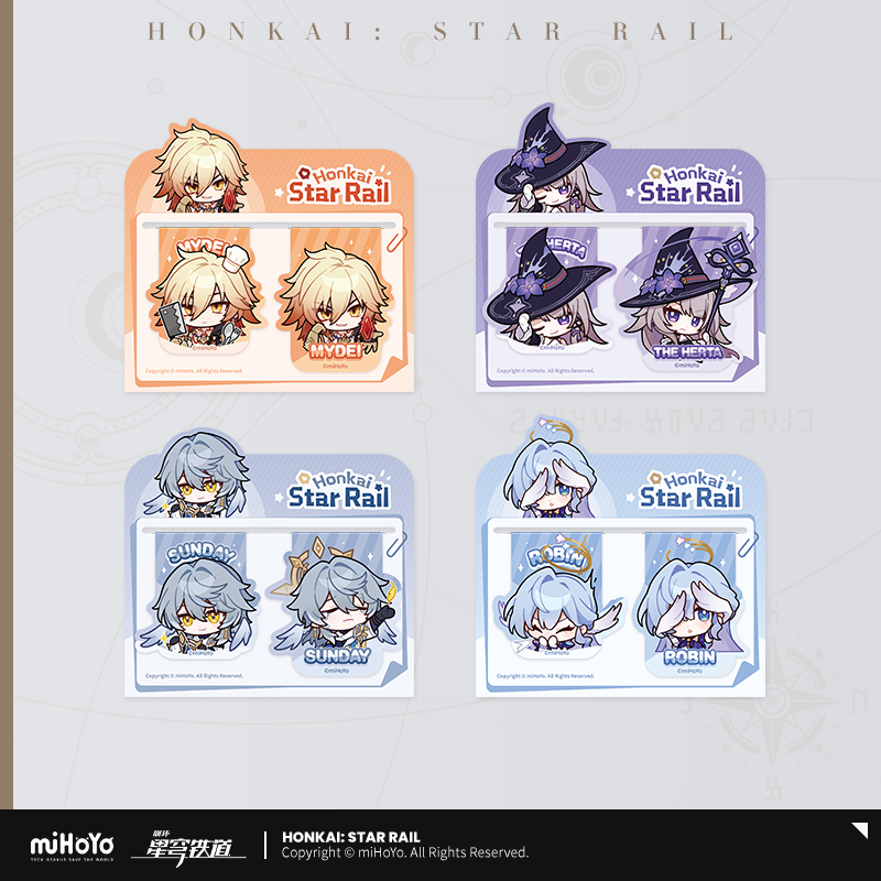 Honkai: Star Rail - Pom-Pom Gallery Soft Magnet Bookmark Set