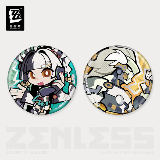 【Pre-Order】Zenless Zone Zero - New Eridu Series Chibi Badge: Krampus Compliance Authority