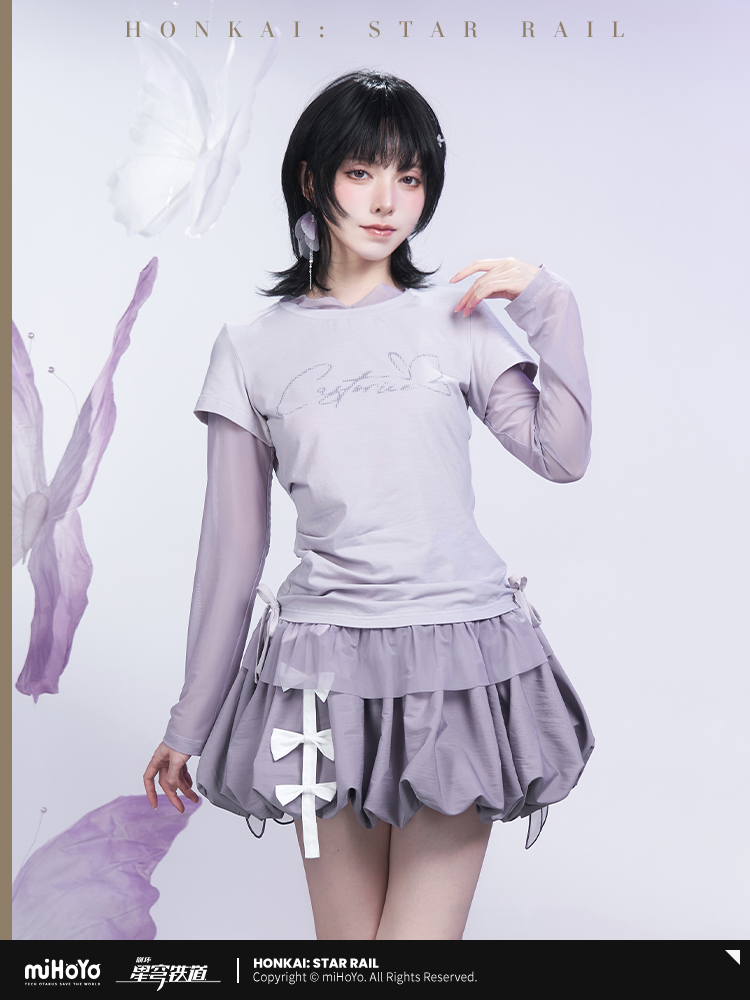 【Pre-Order】Honkai: Star Rail - Castorice Theme Impression Series Layered Look T-Shirt