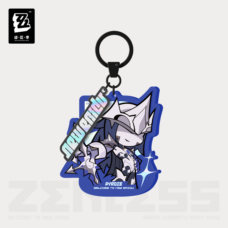 Zenless Zone Zero - New Eridu Series Chibi Acrylic Keychain: Random Play/Phaethon