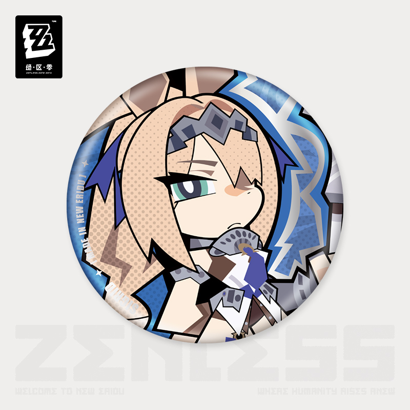 【Pre-Order】Zenless Zone Zero - New Eridu Series Chibi Badge: A.P.D.
