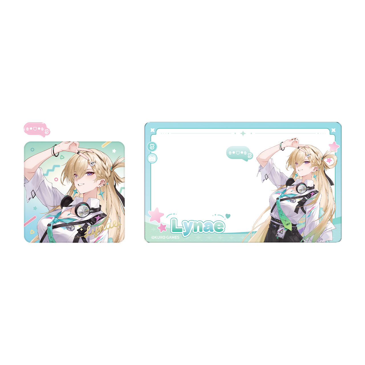 【Pre-Order】Wuthering Waves - Two Yeah Series Badge & Acrylic Clear Card Set