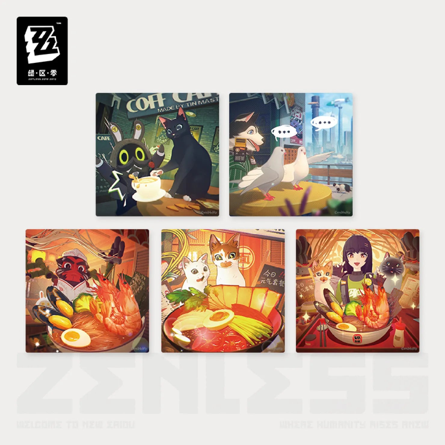Zenless Zone Zero - New Eridu Series Image Collectible Transparent