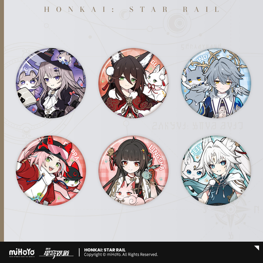 Honkai: Star Rail - Little Cat Series Tinplate Badge