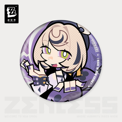 Zenless Zone Zero - New Eridu Series Chibi Tinplate Badge: Spook Shack