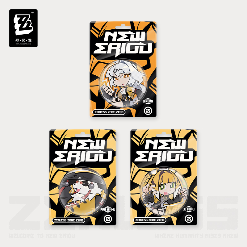 【Pre-order】Zenless Zone Zero - New Eridu Series Chibi Tinplate Badge: Yunkui Summit