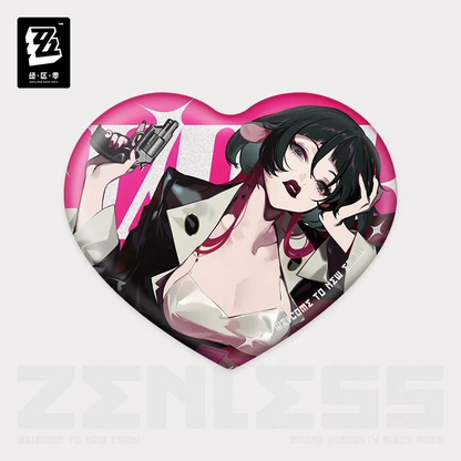 Zenless Zone Zero - Frequencies Visuals Series Jane Doe Badge/Acrylic Block/Laser Ticket Set