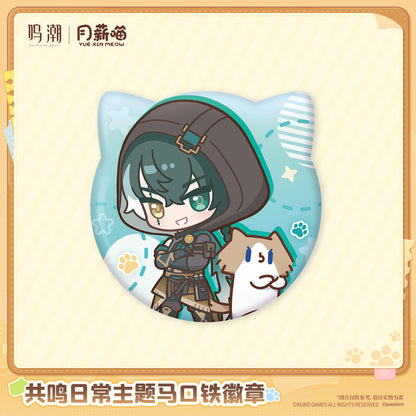 【Pre-Order】Wuthering Waves × YUE XIN MEOW - Daily Resonance Themed Tin Badge