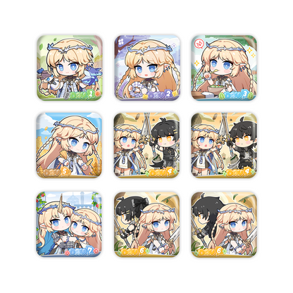 【Pre-Order】Wuthering Waves - Cartethyia Themed Chibi Ver. Tinplate Badge Blind Box