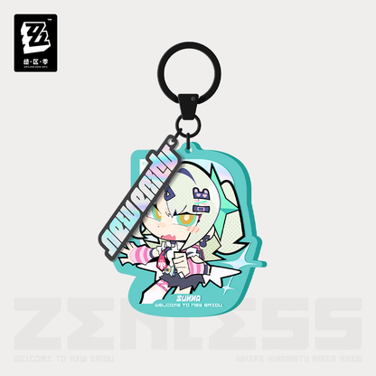 【Pre-Order】Zenless Zone Zero - New Eridu Series Chibi Acrylic Keychain: Angels of Delusion