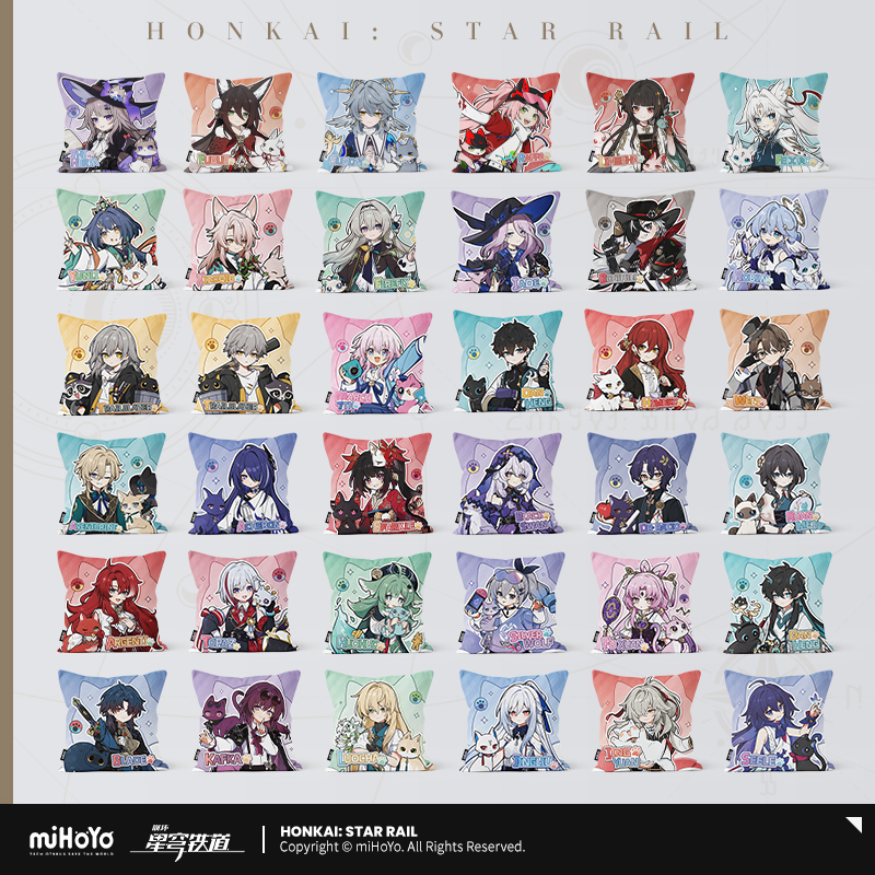Honkai: Star Rail - Little Cat Series Square Pillow