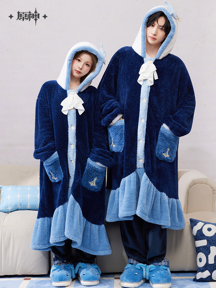 【Pre-Order】Genshin Impact - Neuvillette Impression Home Loungewear Robe Set (with Eye Mask)