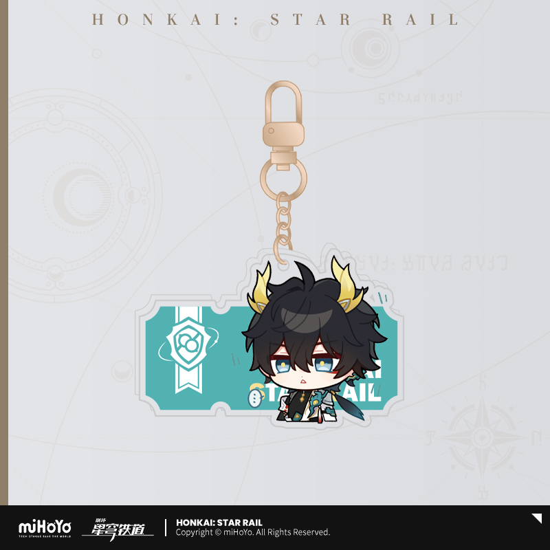 【Pre-Order】Honkai: Star Rail - Pom-Pom Gallery Acrylic Keychain