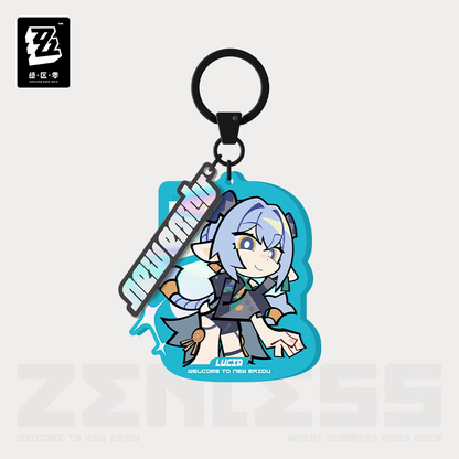 Zenless Zone Zero - New Eridu Series Chibi Acrylic Keychain: Spook Shack