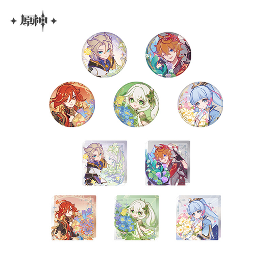 【Pre-Order】Genshin Impact - Fragrant Echoes Series Badge & Acrylic Block